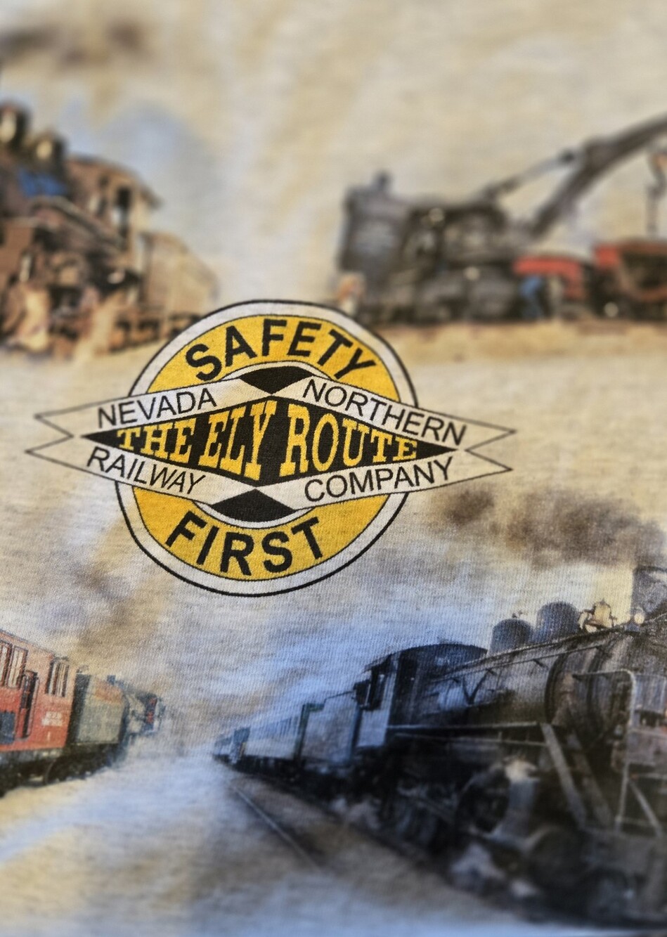 The Ely Route Railroad Graphic XL Men's Tee NWOT - Picture 5 of 9
